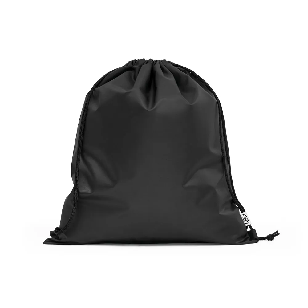 PEMBA. Sacola tipo mochila em poliéster reciclado 190T, produzida a partir de plástico reciclado - Thumbnail 2