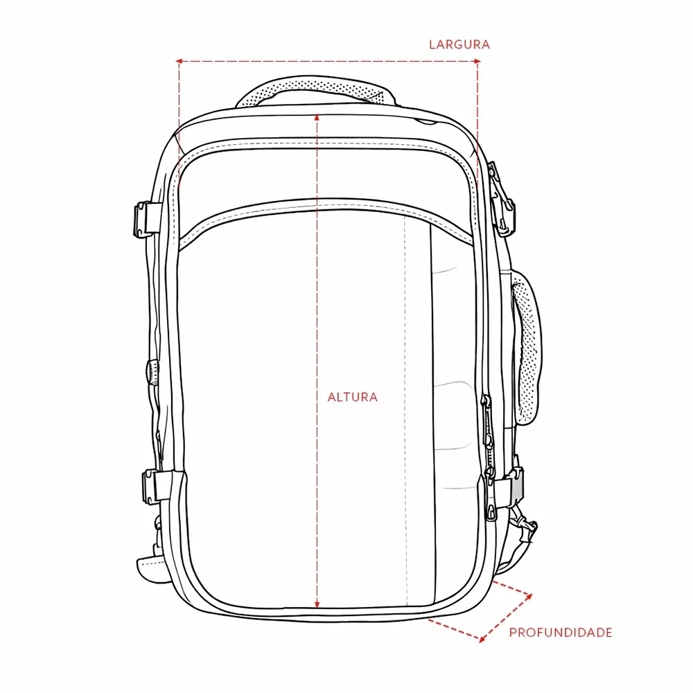Mochila Expansível Nylon 29L - Thumbnail 11