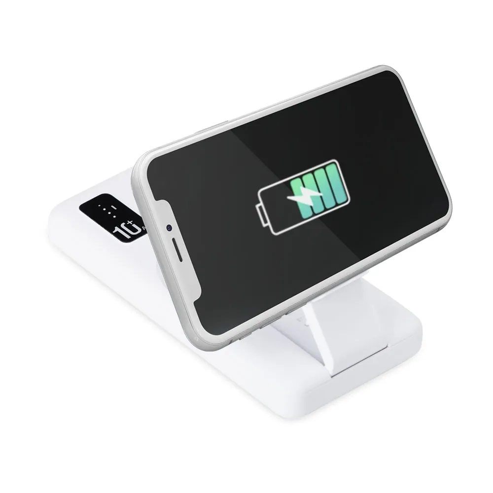 Power Bank 10.000mAh com Carregamento via Indução ou via Cabo - Thumbnail 3