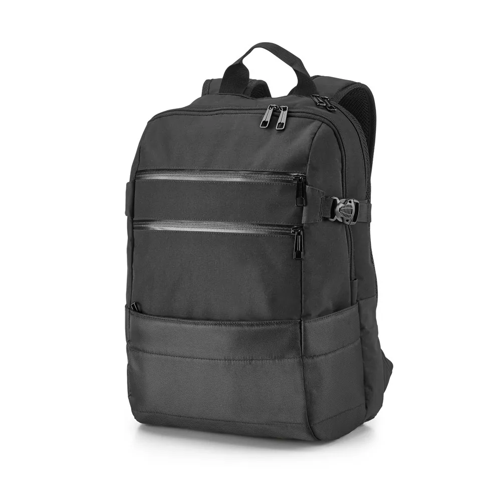 ZIPPERS BPACK. Mochila para notebook (15.6')' em 840D jacquard e 300D (25 L) - Thumbnail 4