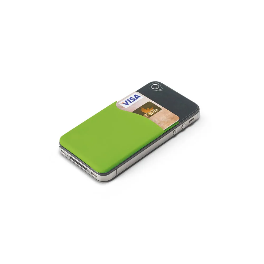 SHELLEY. Porta cartões para celular em silicone - Thumbnail 9