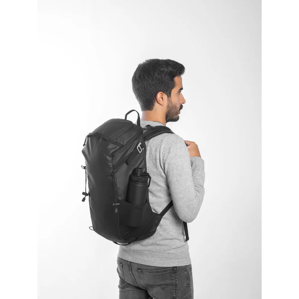 ALASCA. Mochila Hiking (14") com revestimento à prova de água em 600D poliéster reciclado e 210D poliéster reciclado (18 L) - Thumbnail 6