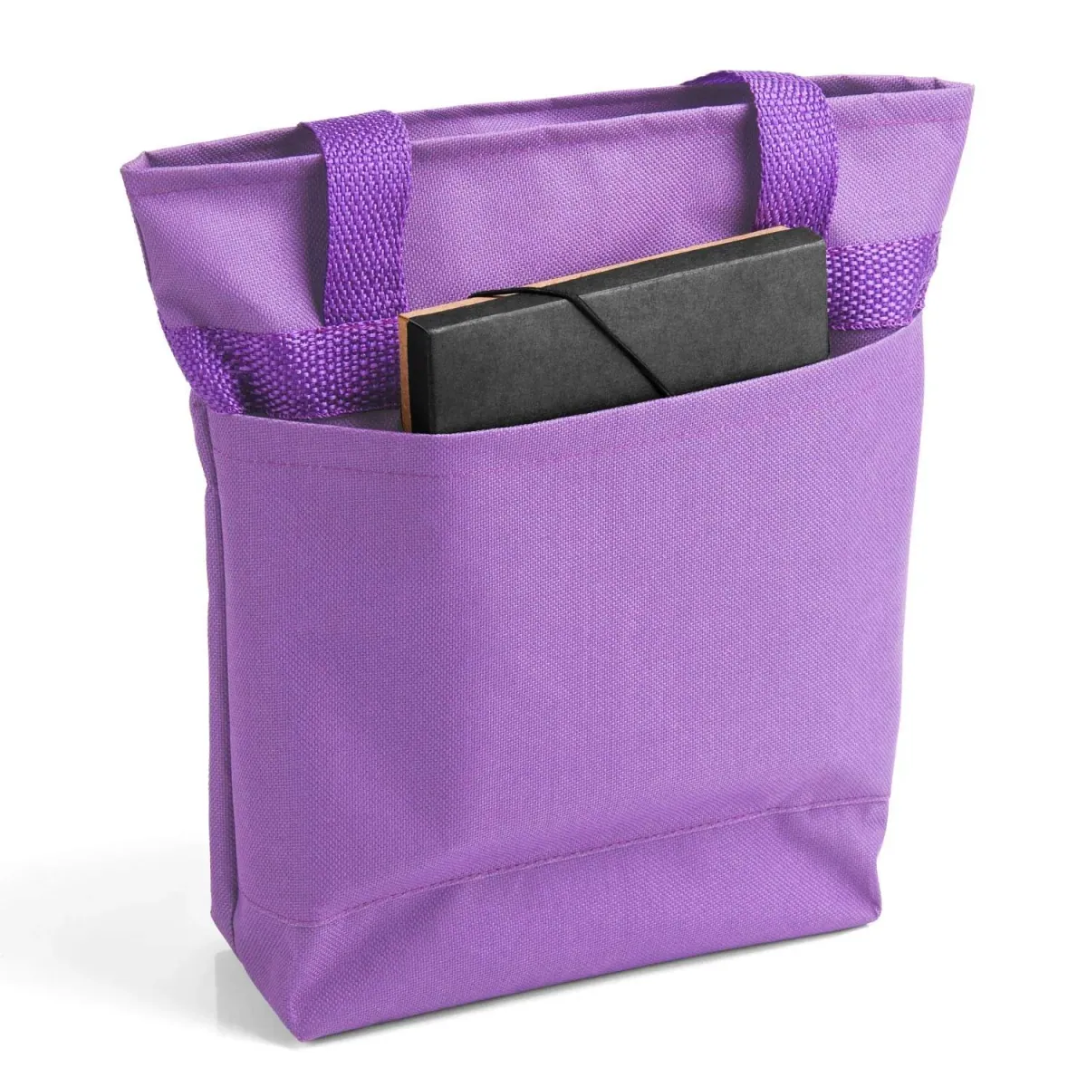 Sacola Térmica Em Nylon 600 - Roxo - 5L - 20,5X8X27Cm - Thumbnail 5