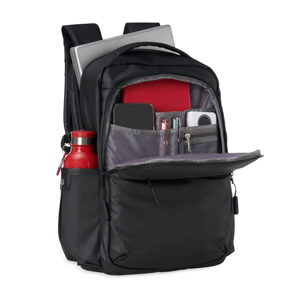 Mochila Couro Sintético USB 20L - Thumbnail 4