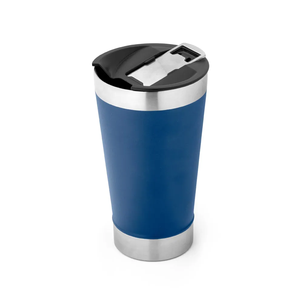 HALPERT LID. Copo de viagem em aço inox térmico, com parede dupla isolada a vácuo (630 mL) - Thumbnail 9