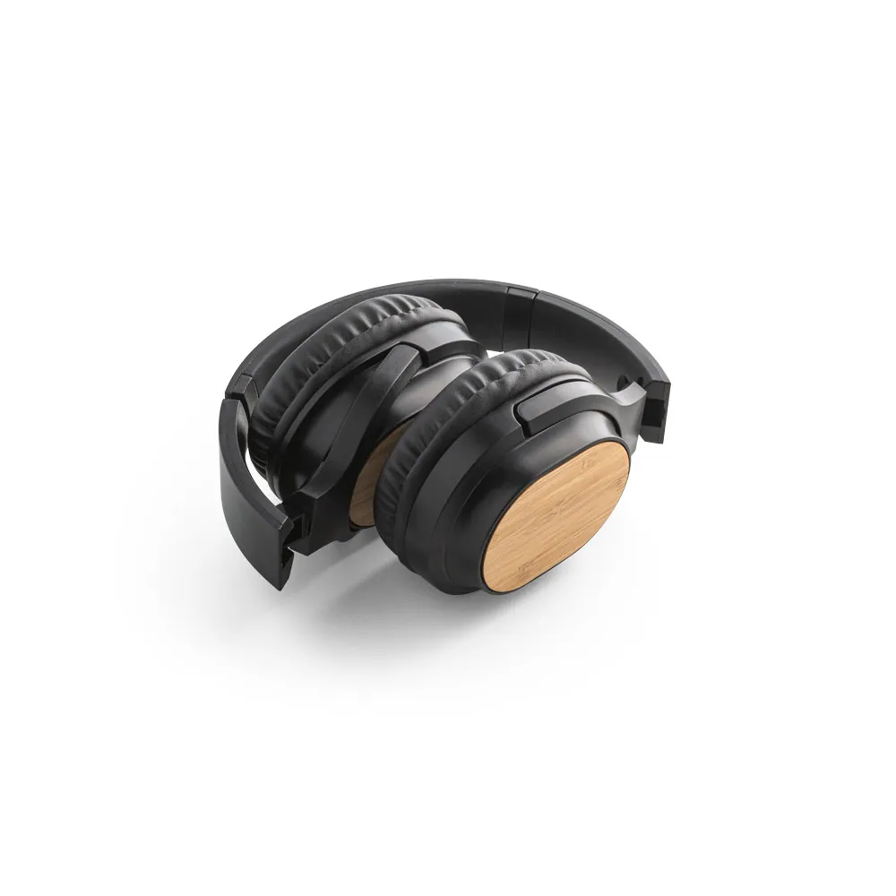 GOULD. Fone de ouvido wireless com autonomia de 5h (400 mAh), em bambu e ABS - Thumbnail 4