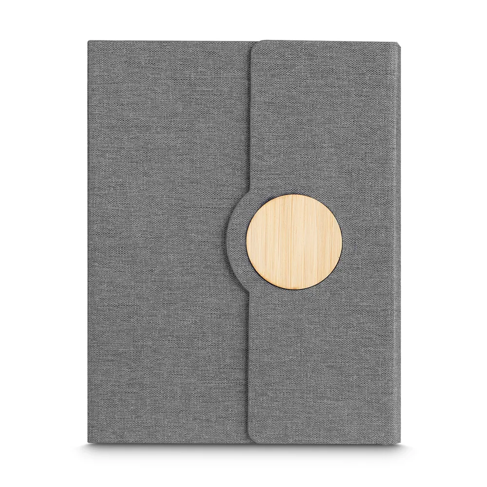 Caderno A5 Capa em RPET e Detalhe em Bambu - Thumbnail 7