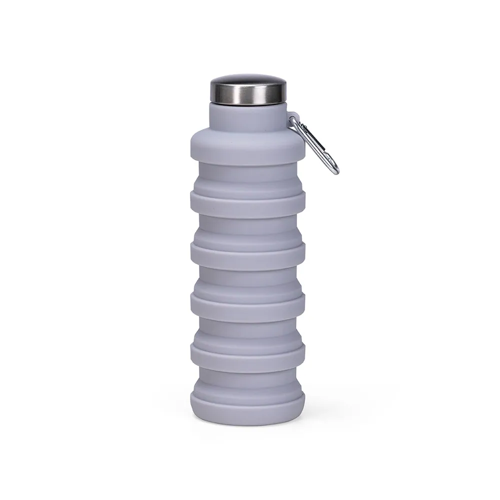 Garrafa Retrátil Silicone 500ml - Thumbnail 7