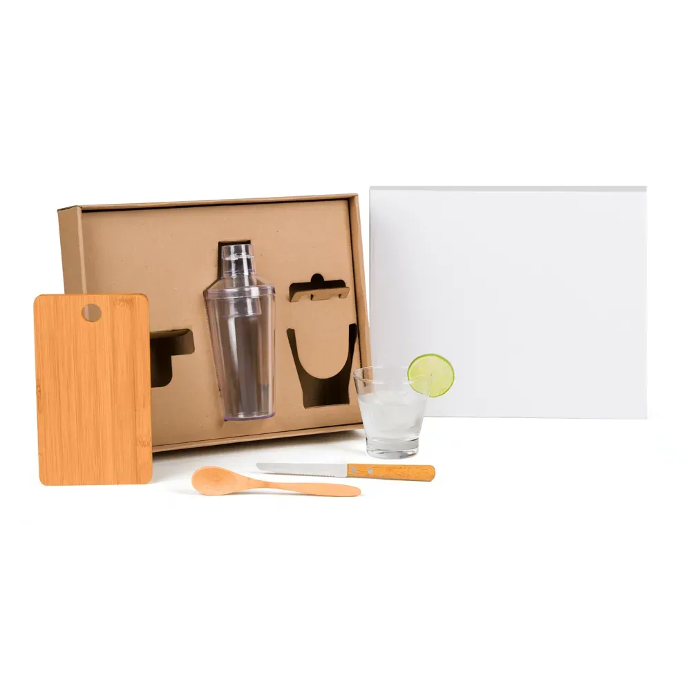 Kit Para Caipirinha Com Coqueteleira - 5 Pçs