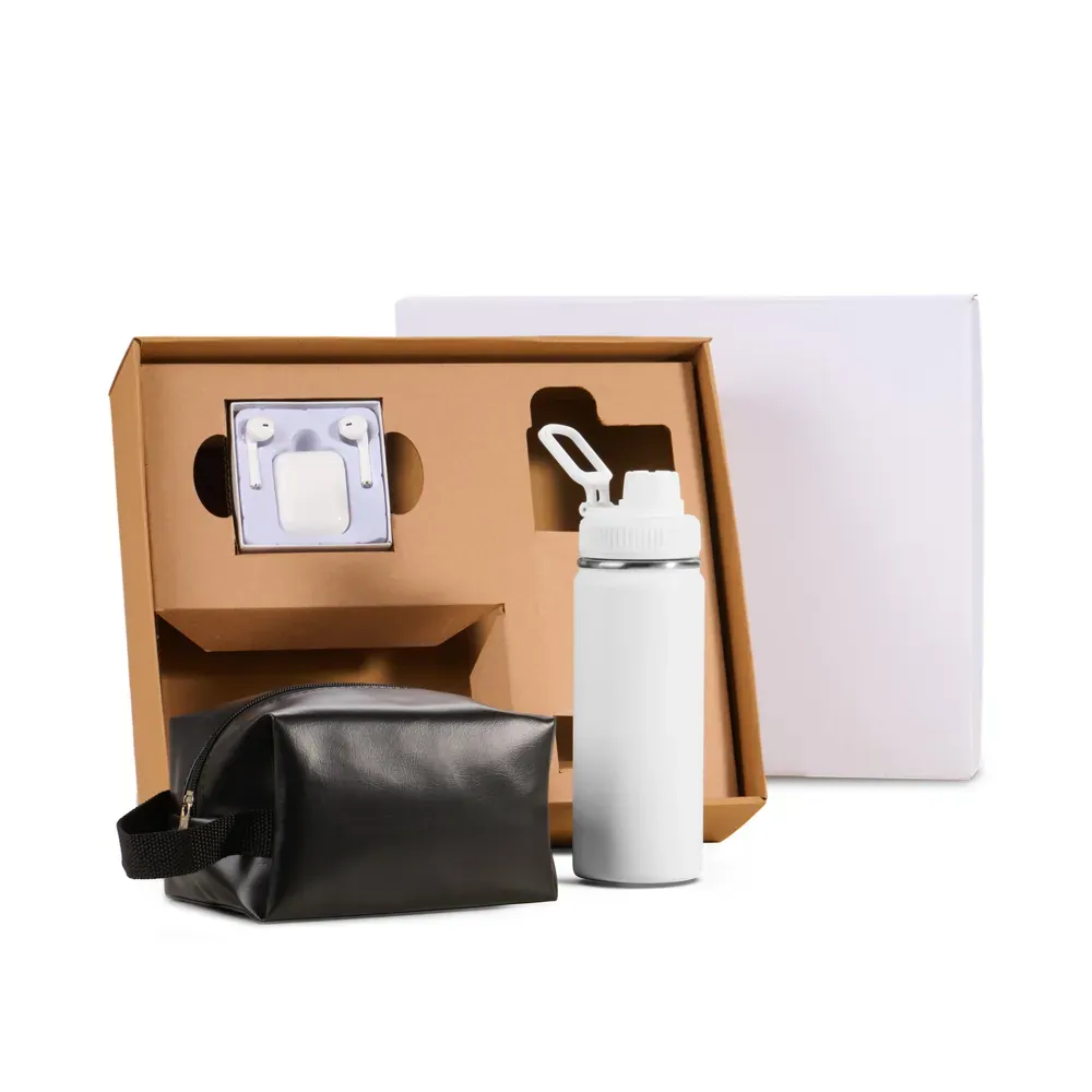 Kit Garrafa, Necessaire E Fone - 3 Pçs - Thumbnail 2