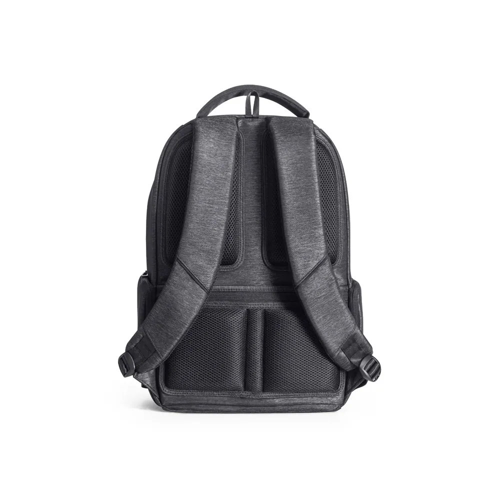 BOSTON. Mochila para notebook (17'') em Nylon 2Tone impermeável com dois compartimentos forrados e almofadados (20 L) - Thumbnail 4
