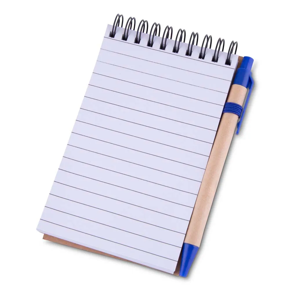 Mini caderno A6 com caneta - Thumbnail 7