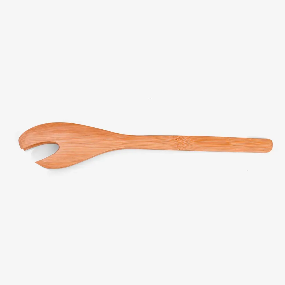 Pegador De Salada Em Bambu Tamanho 30 Cm - Thumbnail 2