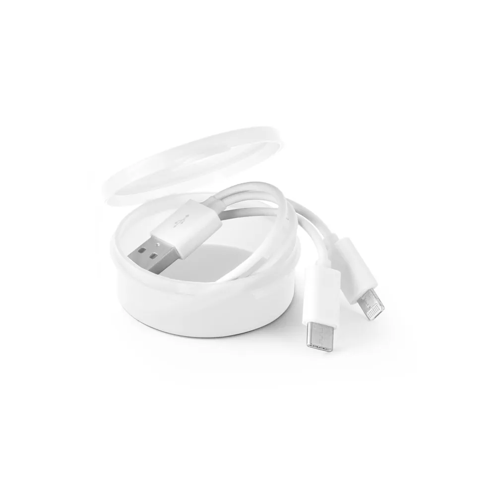 EMMY. Cabo USB 3 em 1 em ABS e PVC - Thumbnail 3
