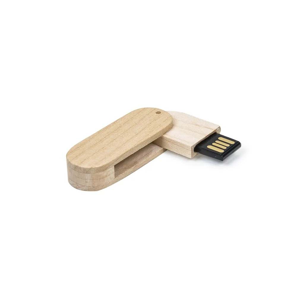 Pen Drive Bambu Giratório 4GB - Thumbnail 2