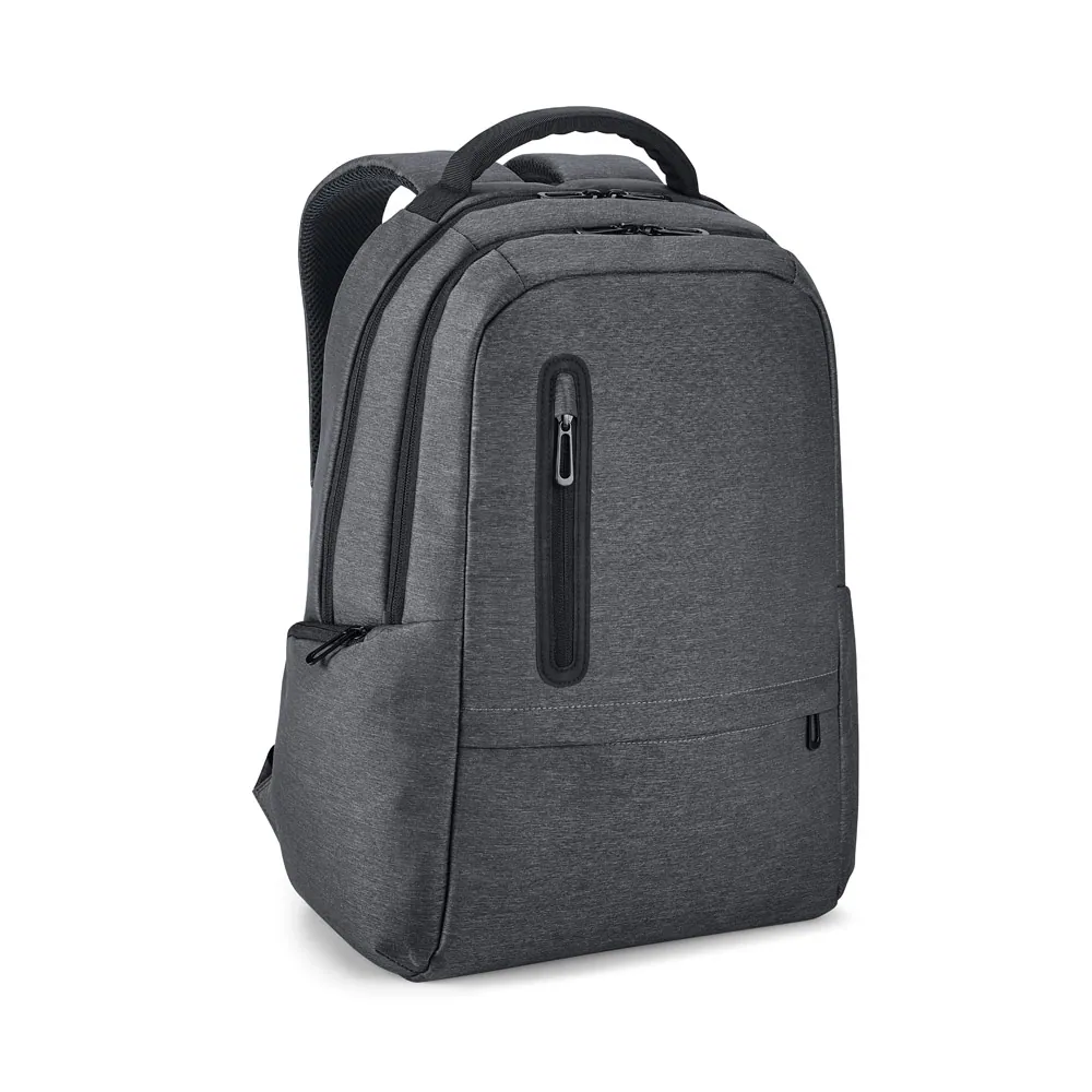 BOSTON. Mochila para notebook (17'') em Nylon 2Tone impermeável com dois compartimentos forrados e almofadados (20 L) - Thumbnail 2