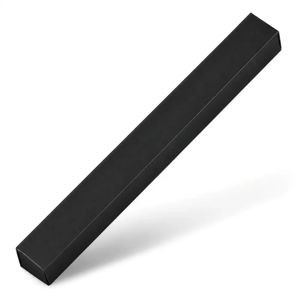 Embalagem De Papelão Preto Para Uma Caneta