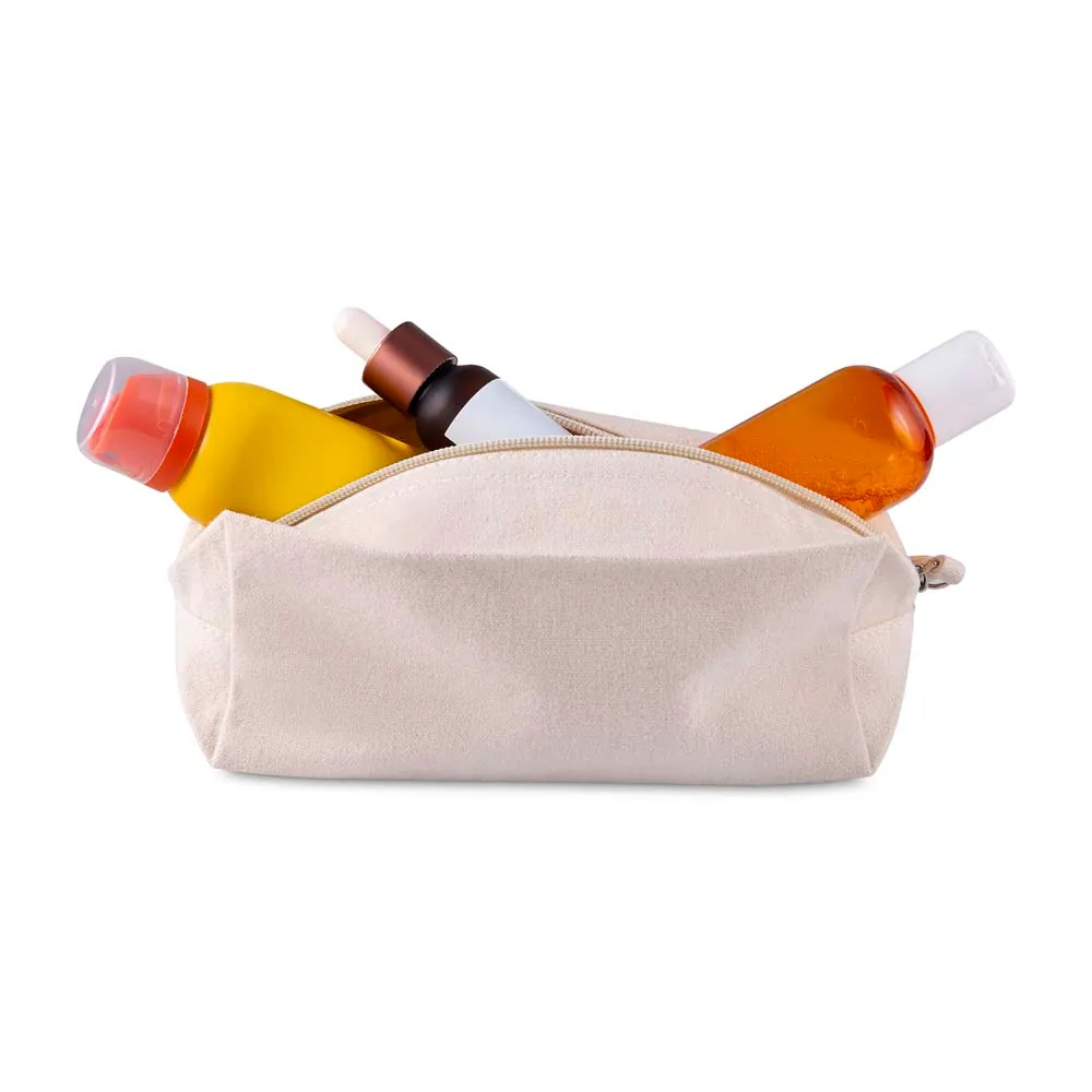 Necessaire em algodão reciclado 340g/m² - Thumbnail 4