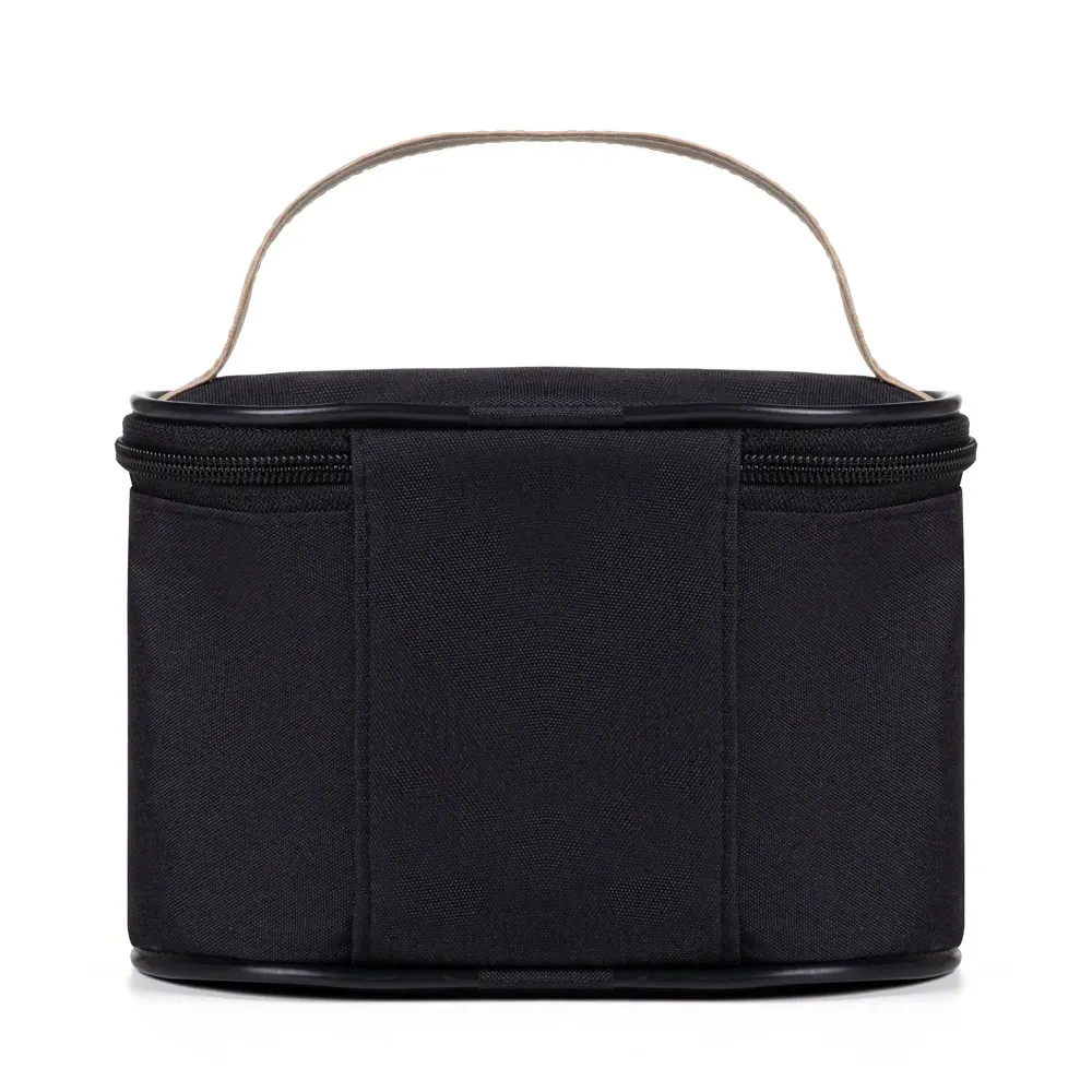 Bolsa De Cosmeticos Em Oxford/Pvc - Preto - Thumbnail 3