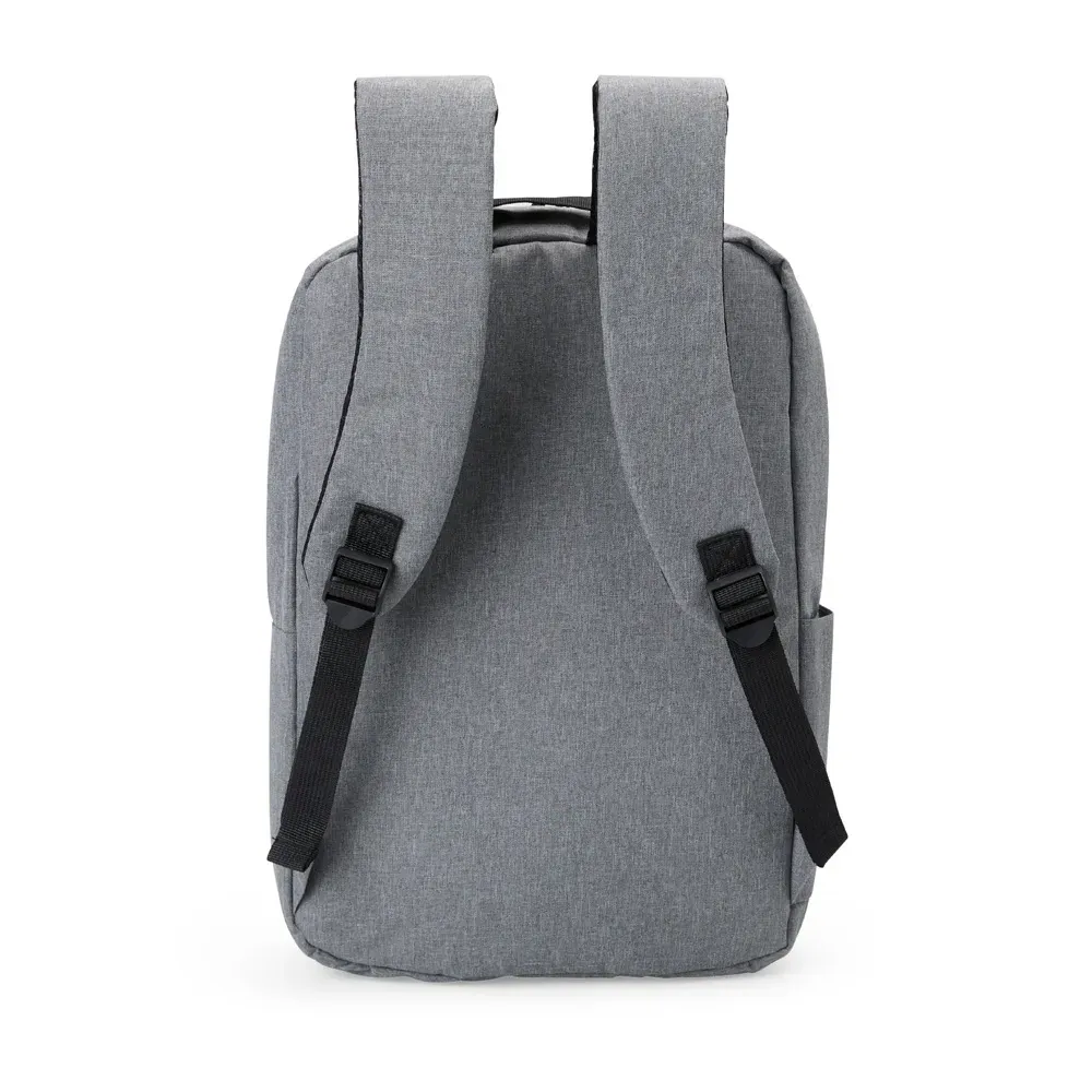Mochila Em Poliéster 300D - Melange Cinza - 14L - Thumbnail 4