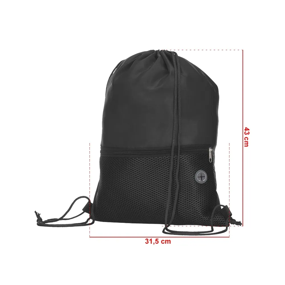 Mochila Saco em Poliéster - Thumbnail 4