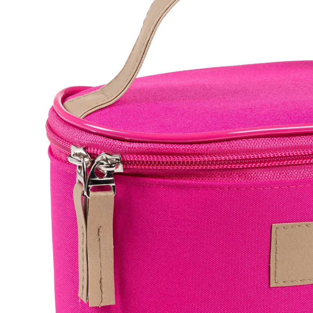 Bolsa De Cosmeticos Em Oxford/Pvc - Rosa - Thumbnail 6