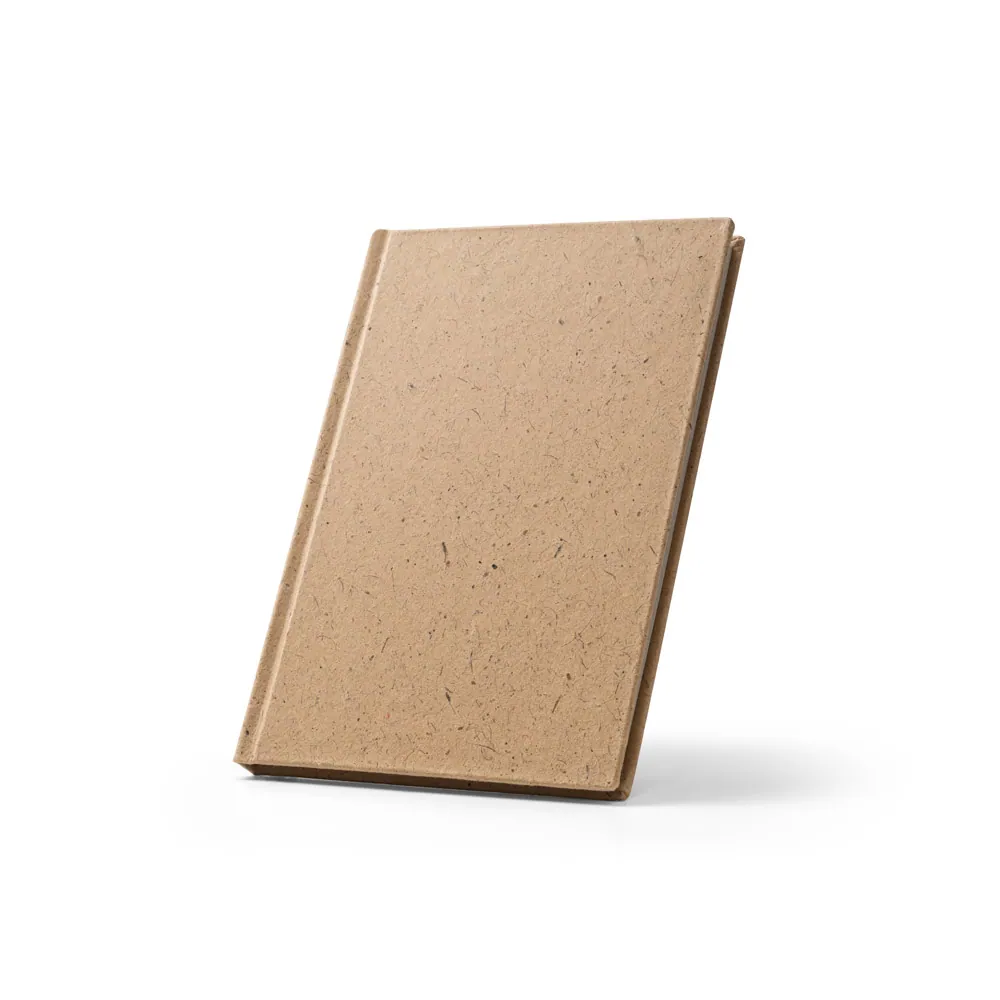 COCOPAD. Caderno A5 em casca de coco (60%) e trapos de algodão (40%), com 160 páginas pautadas recicladas - Thumbnail 4