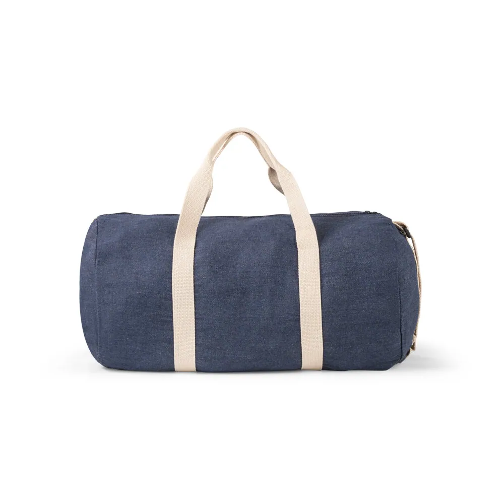 DENIM BAG. Sacola esportiva ou viagem em denim reciclado 25 L (300 g/m²) - Thumbnail 2