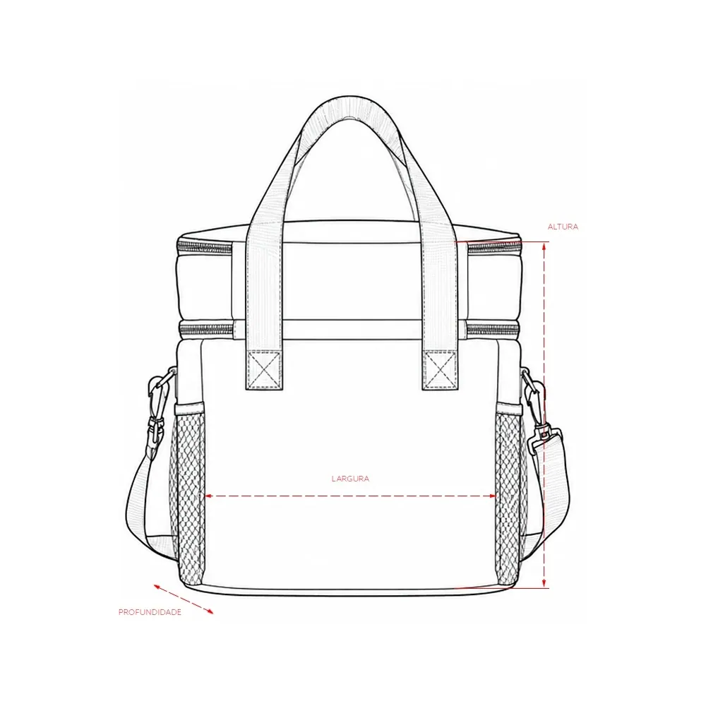 Bolsa Térmica Dupla 16 Litros - Thumbnail 8