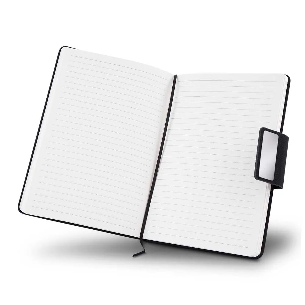 Kit escritório Caderno, Garrafa e Caneta Metalica - Thumbnail 5