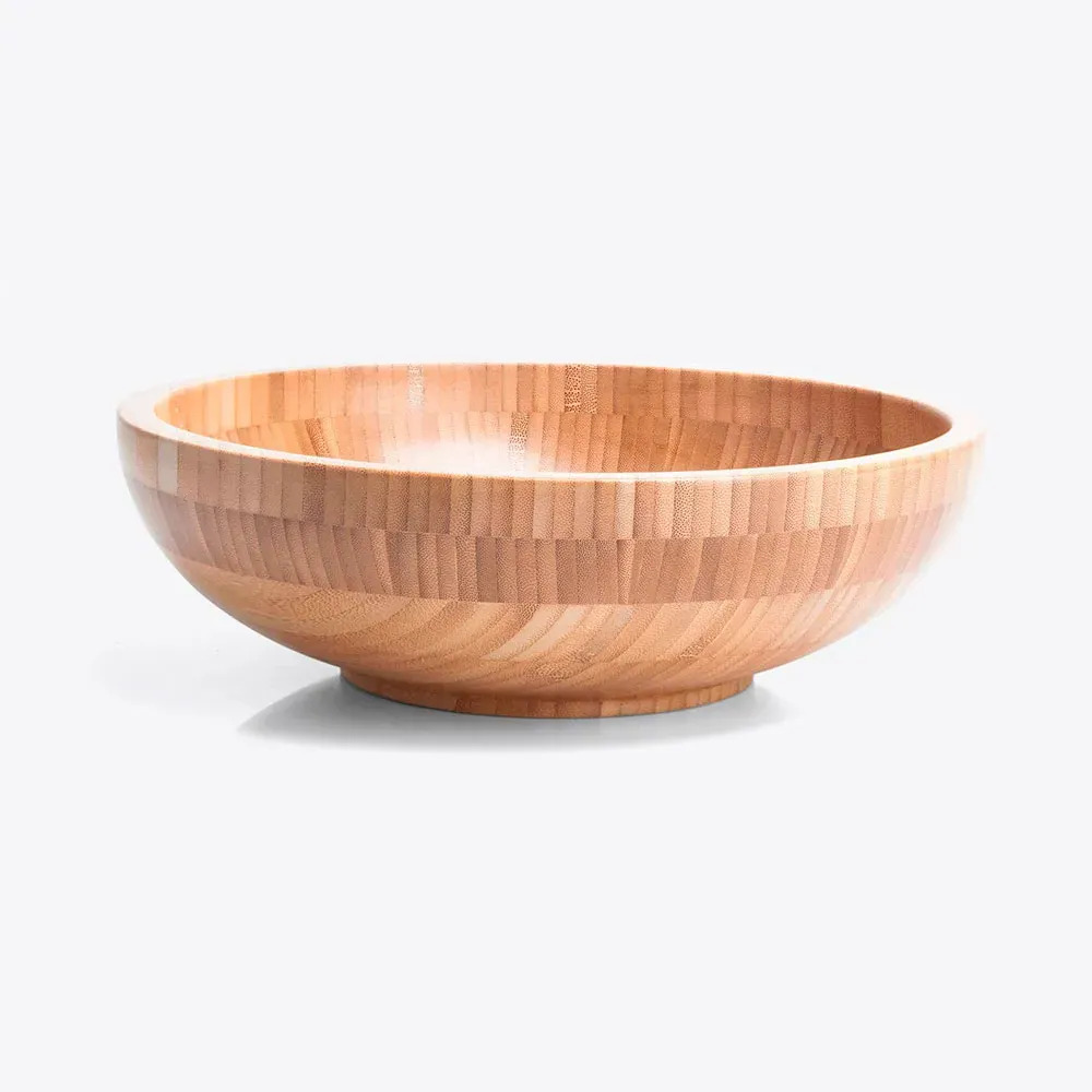 Cumbuca Em Bambu Com Colher 18Cm - 400Ml - Thumbnail 2