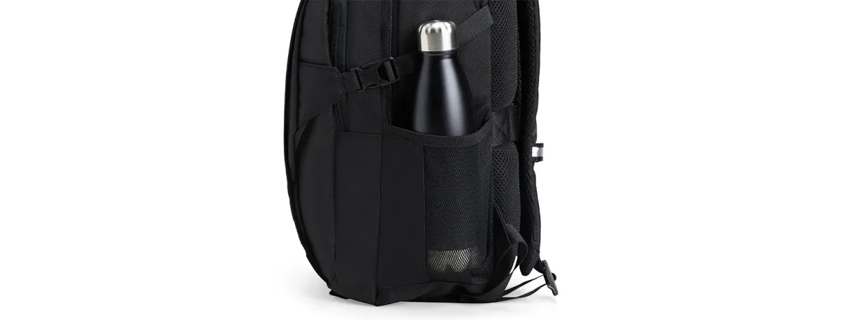 Mochila Em Polyester/Pu - Premium - 22L - Preta - Thumbnail 9