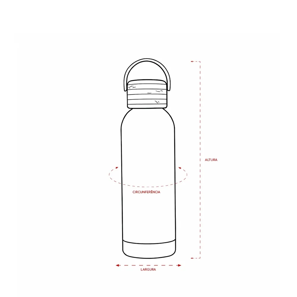 Garrafa Térmica 500ml - Thumbnail 5