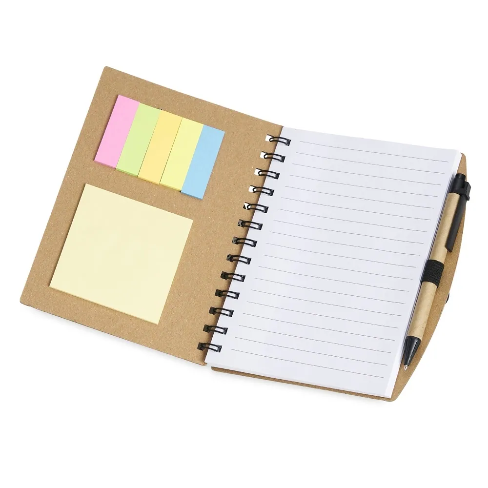 Caderno com Autoadesivos e Caneta - Thumbnail 3
