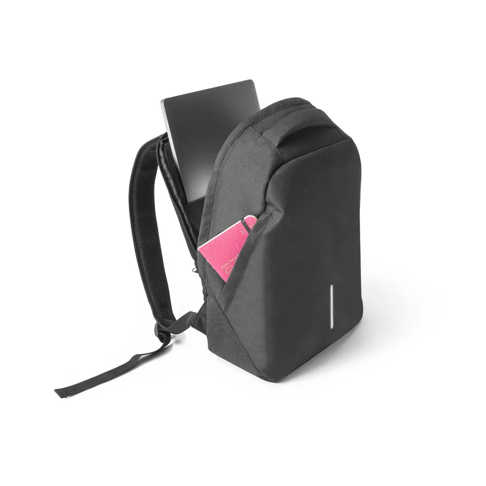 AUCKLAND. Mochila com sistema antirroubo para notebook (15.6") em 600D e ripstop (17 L) - Thumbnail 5
