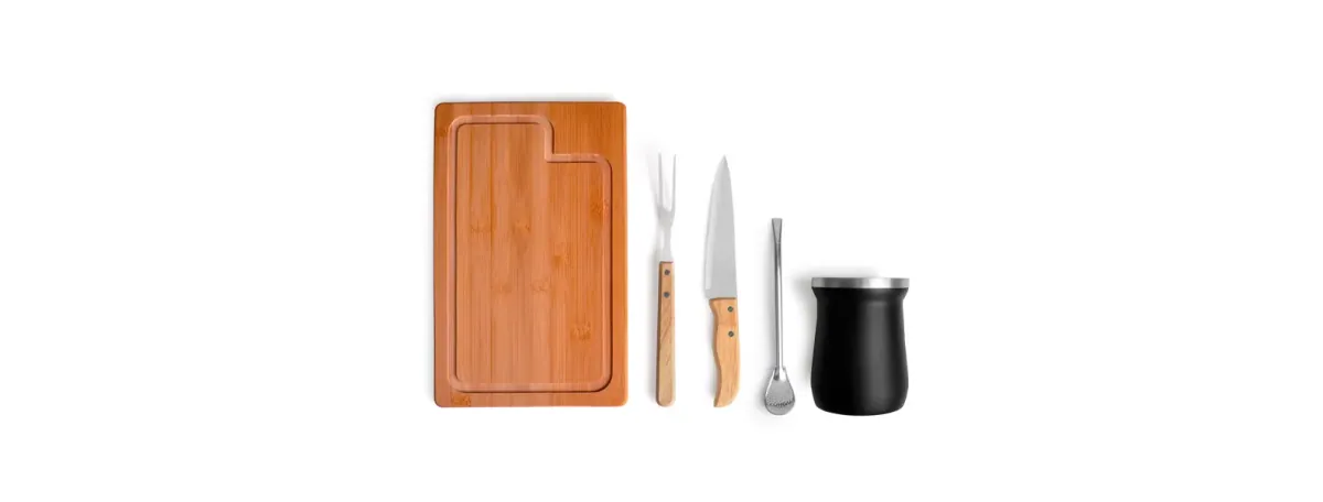 Kit Para Churrasco / Chimarrão / Terere - 5 Pçs - Thumbnail 5