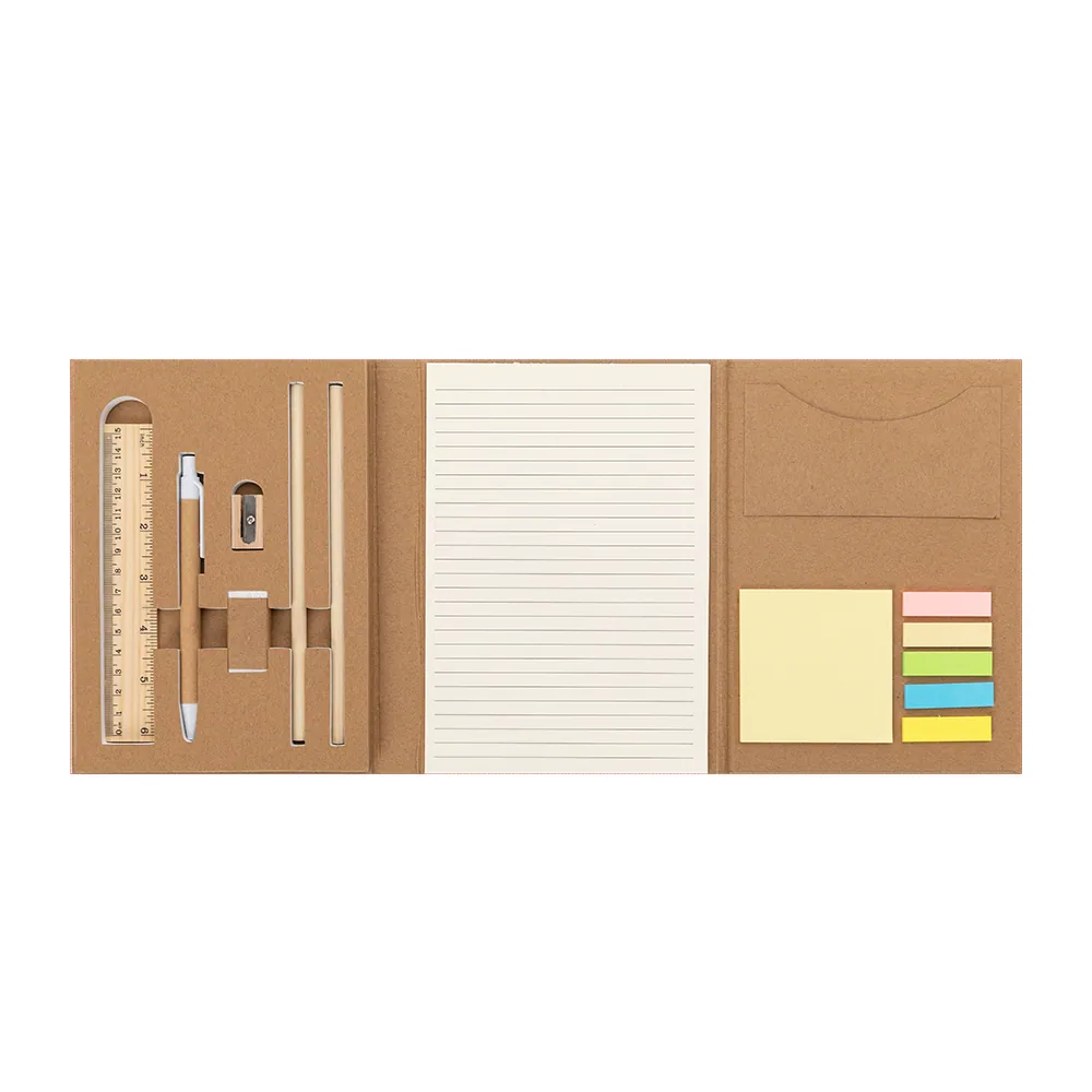 Kit Escritório Capa em Papel Kraft - Thumbnail 3