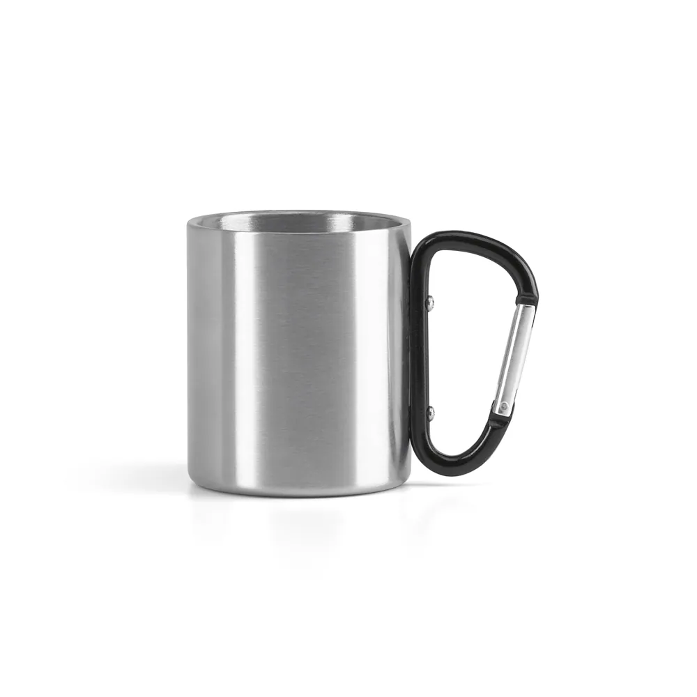 WINGS. Caneca em aço inox, com pega em forma e função de mosquetão (230 mL) - Thumbnail 2