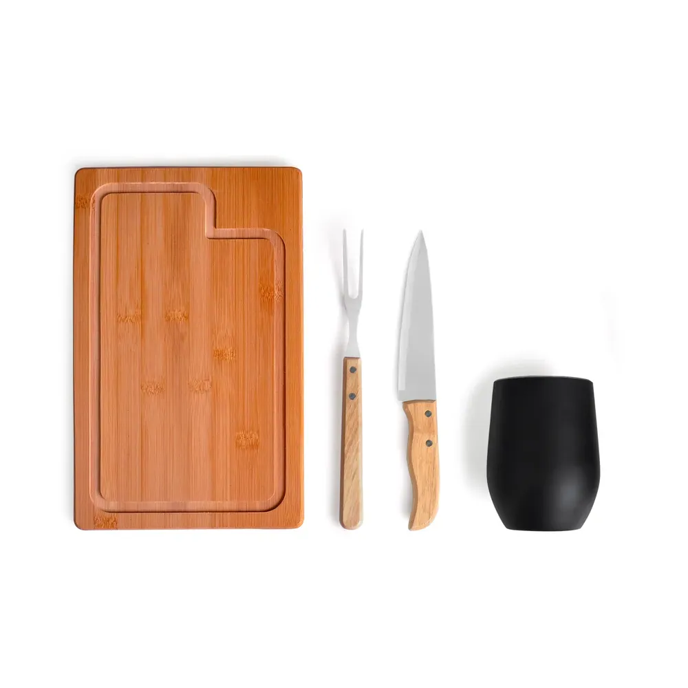 Kit Para Churrasco Com Copo Térmico - 4 Pçs - Thumbnail 2