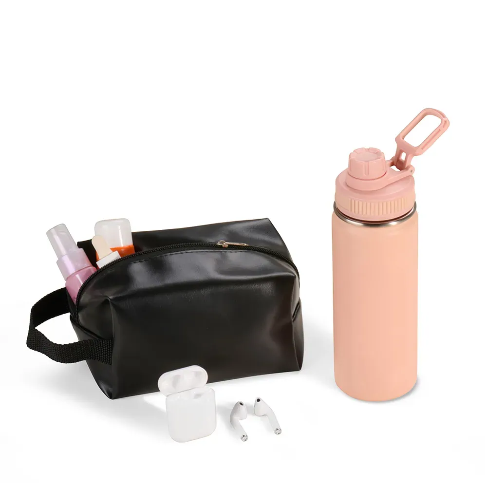 Kit Garrafa, Necessaire E Fone - 3 Pçs - Thumbnail 5