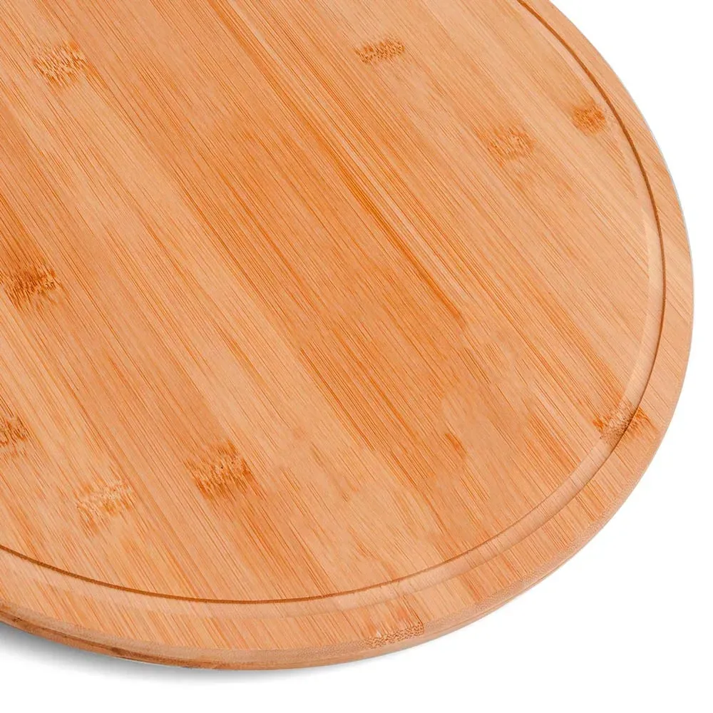 Tábua Para Pizza Em Bambu Supreme - 35 Cm - Thumbnail 4