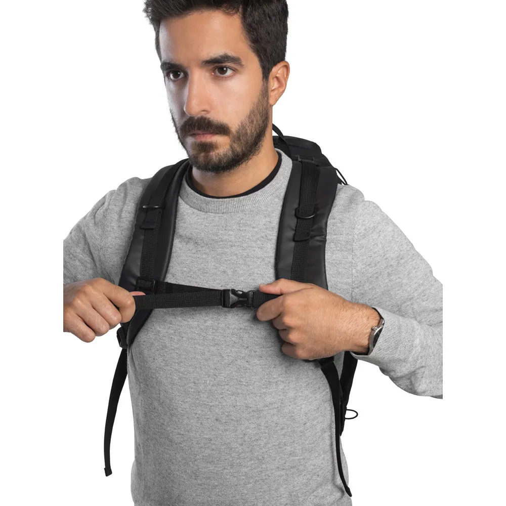 ALASCA. Mochila Hiking (14") com revestimento à prova de água em 600D poliéster reciclado e 210D poliéster reciclado (18 L) - Thumbnail 9