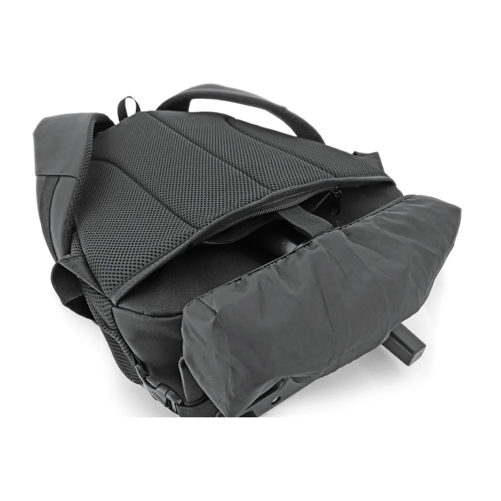 MIAMI. Mochila trolley para notebook (17'') em Nylon 999 impermeável com 2 rodas e sistema de proteção integrado (30 L) - Thumbnail 5