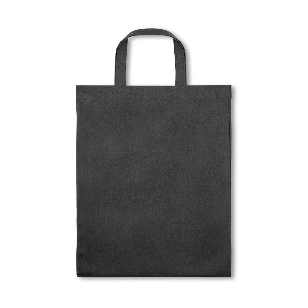 SIENA. Sacola dobrável em 50% algodão, 30% algodão reciclado e 20% poliéster reciclado (140 g/m²) - Thumbnail 3