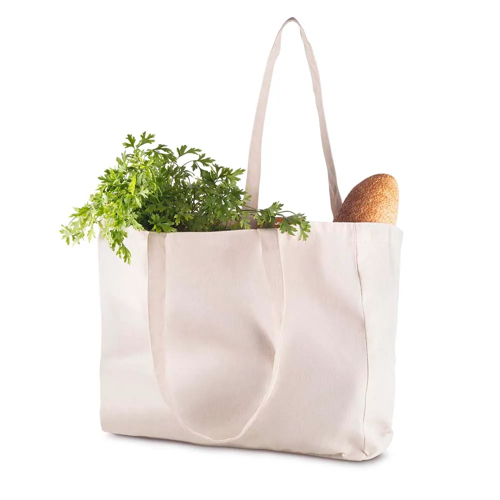 Sacola em Algodão 200g/m² (34x40x11,4cm) - Thumbnail 4