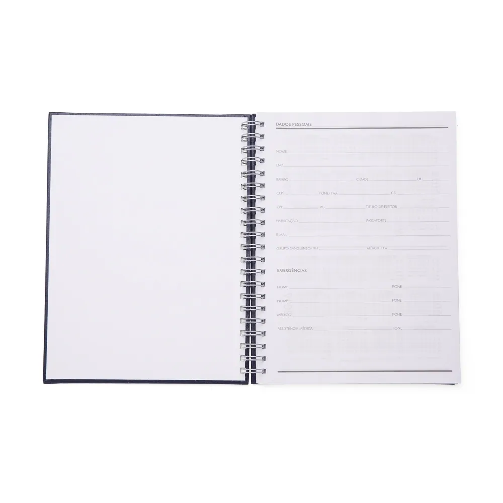 Caderno de Couro Sintético - Thumbnail 3