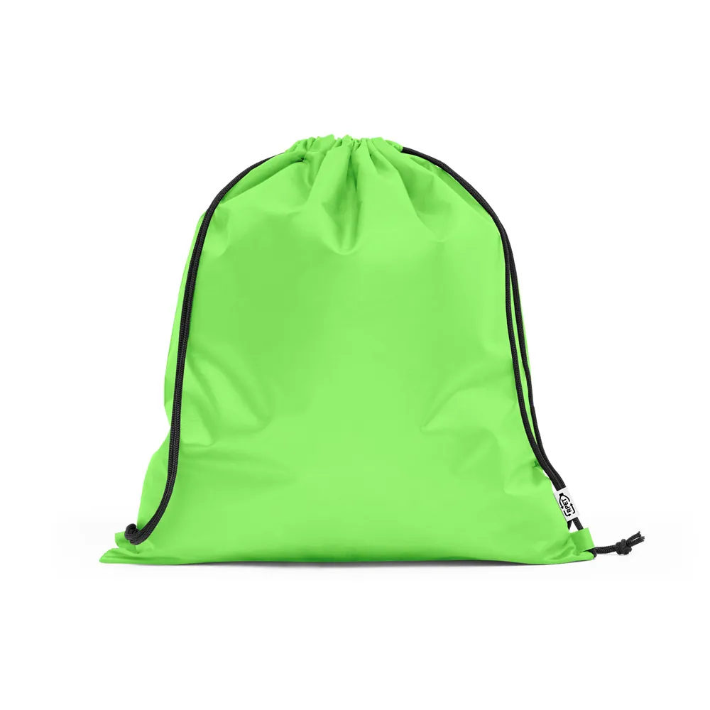 PEMBA. Sacola tipo mochila em poliéster reciclado 190T, produzida a partir de plástico reciclado - Thumbnail 7