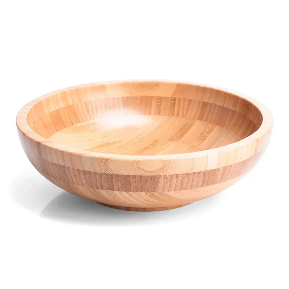 Cumbuca Redonda Em Bambu De 400Ml
