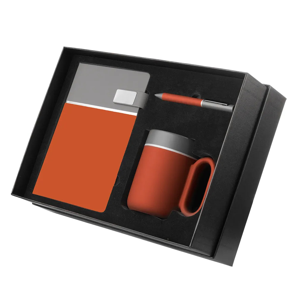 Kit escritório Caderno, Caneca e Caneta Metalica - Thumbnail 3