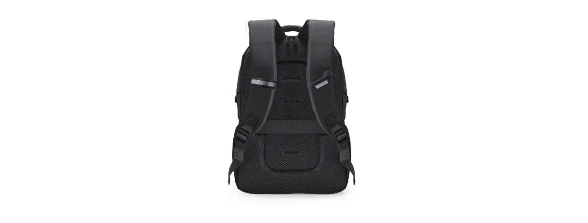 Mochila Em Polyester/Pu - Premium - 22L - Preta - Thumbnail 5